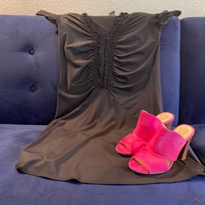 COPY - Vince Camuto pink slide sandals